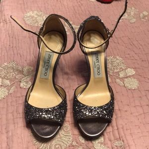 Luxury Jimmy Choo London heel shoes.